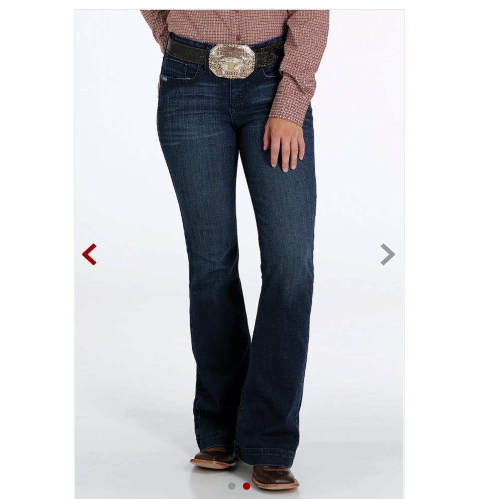 Cinch Dark Wash Lynden Slim Fit Trouser Jeans 28/5L